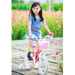 Detský bicykel 14" RoyalBaby Star Girl RB-14G-1 ružovo-biely 